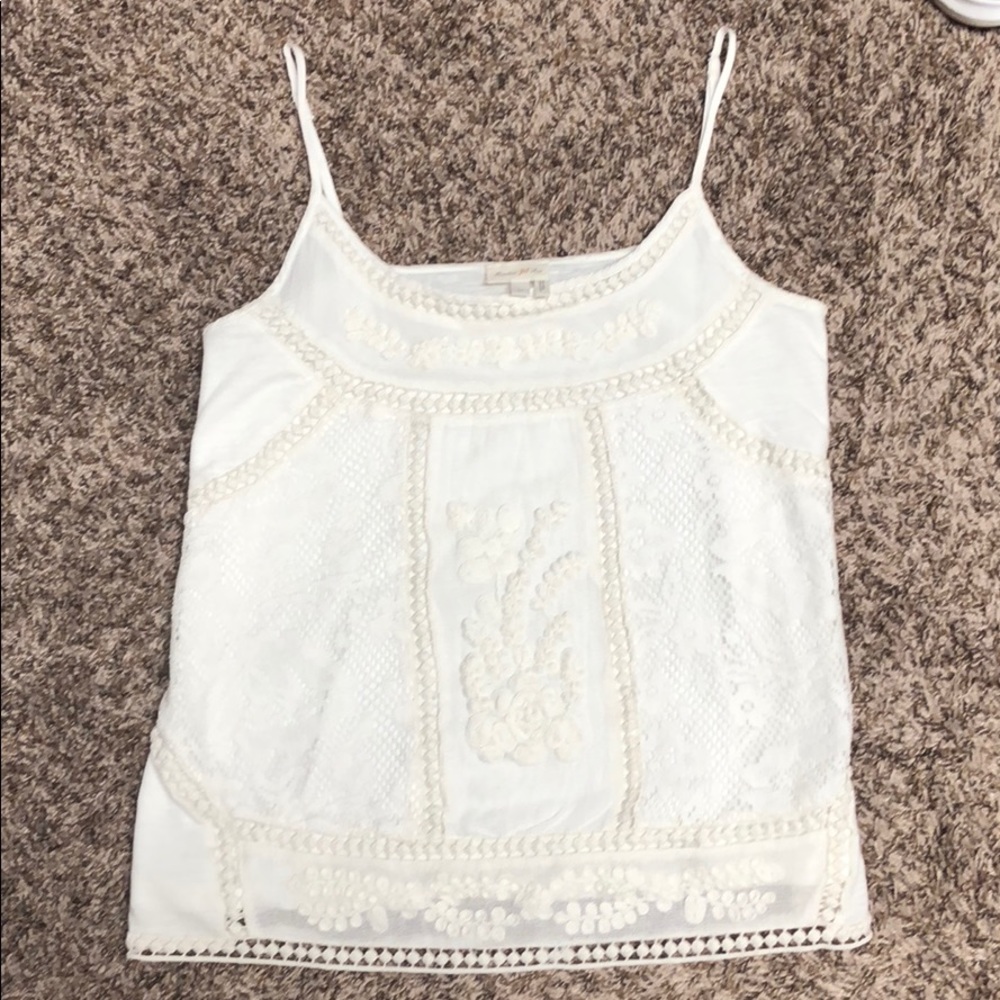 Anthro white top
